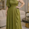 Vestido Festa Ombro Só Brilho Plus Size