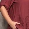 Conjunto Com Túnica Bordada Plus Size