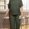 Conjunto Com Túnica Bordada Plus Size