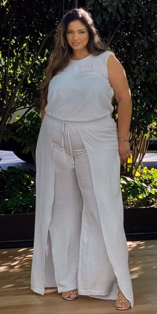 Conjunto Pantalona Envelope Plus Size