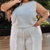 Conjunto Pantalona Envelope Plus Size