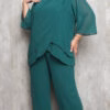 Conjunto Túnica com Flor Plus Size