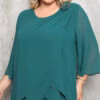 Conjunto Túnica com Flor Plus Size