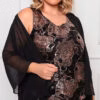Trijunto com Regata Paetês Plus Size