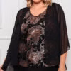 Trijunto com Regata Paetês Plus Size