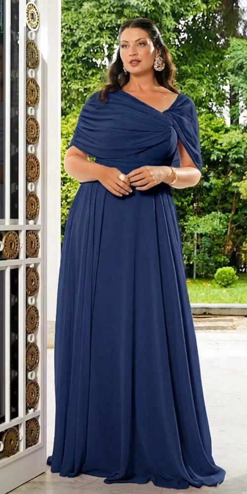 Vestido Plus Size Festa Capa 3 em 1
