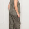 Conjunto Risca de Giz com Colete Plus Size