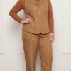 Conjunto Risca de Giz com Colete Plus Size