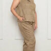 Conjunto Risca de Giz com Colete Plus Size