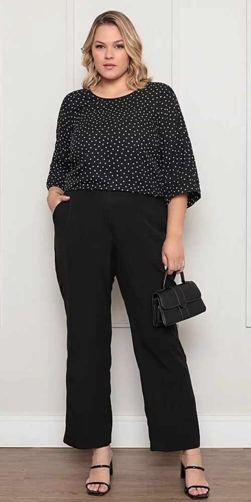 Conjunto Social Poás Plus Size