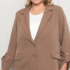 Conjunto Terno Alfaiataria com Elastano 2 Botões Plus Size