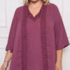Trijunto Festa Acabamento em Renda Plus Size