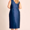 Vestido Midi Festa Zibeline com Echarpe Plus Size