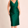Vestido Midi Festa Zibeline com Echarpe Plus Size