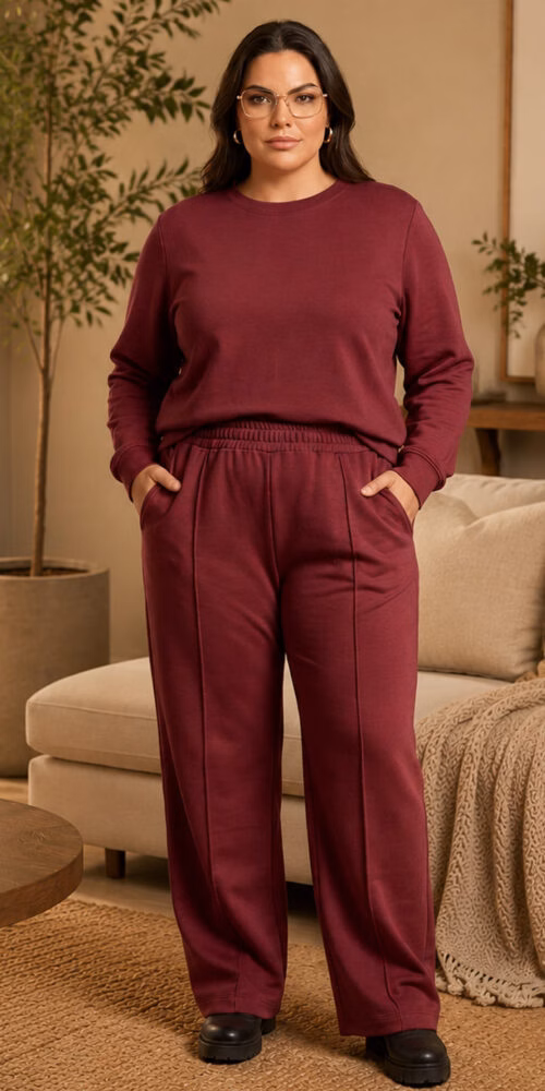 Conjunto Moletinho Plus Size