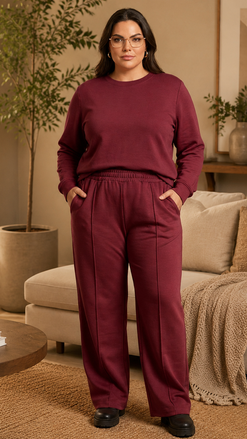 Conjunto Moletinho Plus Size