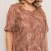 Conjunto Túnica em Renda Plus Size