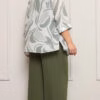 Trijunto Kimono Estampado Plus Size