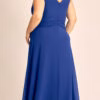 Vestido Plus Size de Festa Capa Curta com Fru-Fru