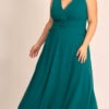 Vestido Plus Size de Festa Capa Curta com Fru-Fru