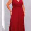 Vestido Plus Size de Festa Capa Curta com Fru-Fru