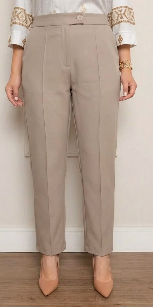 Calça Social com Elastano Plus Size