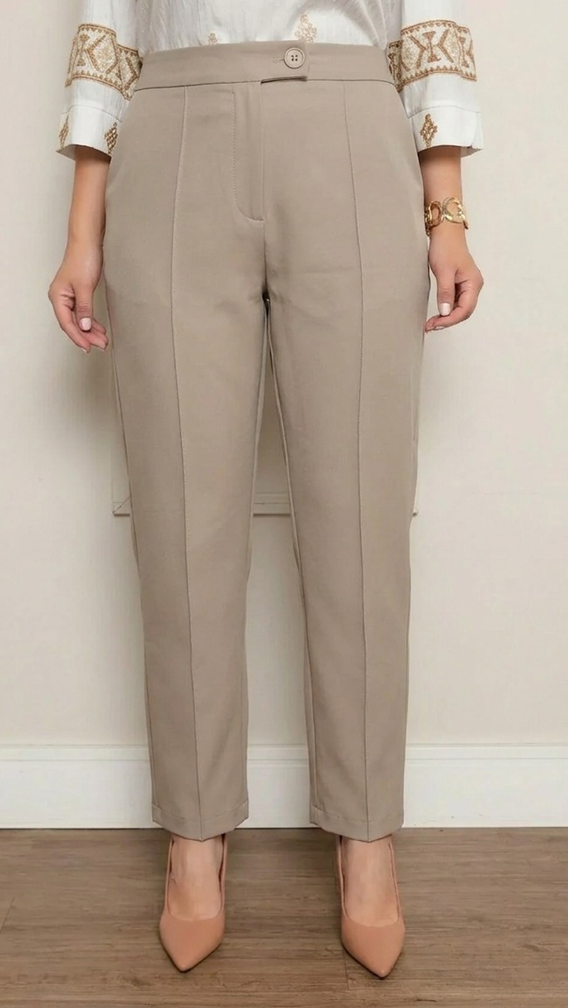 Calça Social com Elastano Plus Size