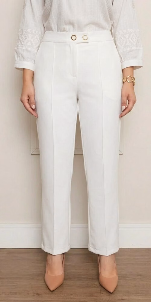Calça Social com Elastano Plus Size