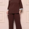 Conjunto Crepe Duna Manga 7/8 Plus SIze