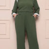 Conjunto Crepe Duna Manga 7/8 Plus SIze