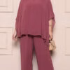 Conjunto Festa Plus Size Blusa Capa Bordada a Mão