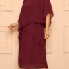 Vestido Midi Festa Plus Size Capa Pontas Bordado Manual